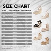 image:imagemikarka Espadrille Wedge Sandals for Women Braided Knot Ankle Strap Open Toe Platform Sandals378 Summer WedgesNude Nubuck