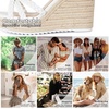 image:imagemikarka Espadrille Wedge Sandals for Women Braided Knot Ankle Strap Open Toe Platform SandalsRound Open Toe378 Summer Wedges