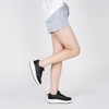 image:imagemikarka Platform Sneakers for Women Non Slip Walking Shoes Braided Upper Chunky Arch Comfort Casual Running ShoesBlack
