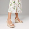 image:imagemikarka Womens Espadrille Wedge Sandals Ankle Strap Platform Open Toe Wedges  Stylish High Heel Dressy Summer Wedges for Women Inspired by EspadrillesNude Nubuck4 Summer Wedges
