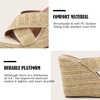 image:imagemikarka Womens Espadrilles Wedge Slides Platform Sandals Summer High Heels Slippers With Comfort4 Apricot433wedges
