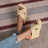 image:imagemikarka Womens Espadrilles Wedge Slides Platform Sandals Summer High Heels Slippers With Comfort4 Apricot433wedges