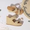 image:imagemikarka Womens Wedge Sandals  Comfortable Raffia Wedges Heels for Women Open Toe Platform Espadrilles for Summer Beach Vacation amp DaytoNight Resort Wear 2026