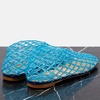 image:imagemikarka Jelly Mesh Ballet Flats for Women Clear Sandals for Women 2024 Jellies Shoes Hollow Slip On Beach Ballerina Slides Jelly SandalsBlue
