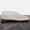 image:imagemikarka Jelly Mesh Ballet Flats for Women Clear Sandals for Women 2024 Jellies Shoes Hollow Slip On Beach Ballerina Slides Jelly SandalsWhite